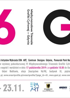 6. Międzynarodowe Triennale Grafiki Cyfrowej - Gdynia 2019