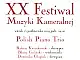 XX Festiwal Muzyki Kameralnej