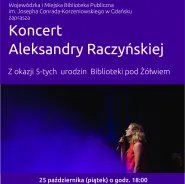 Koncert Aleksandry Raczyńskiej z okazji 5-tych urodzin Biblioteki pod Żółwiem!