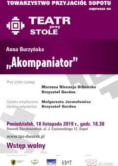 Teatr przy Stole: Anna Burzyńska - Akompaniator
