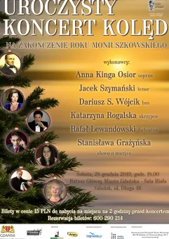 Uroczysty koncert kolęd na zakończenie Roku Moniuszkowskiego