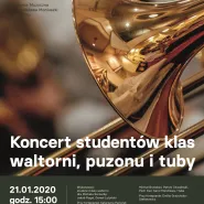 Koncert studentów klas waltorni, puzonu i tuby