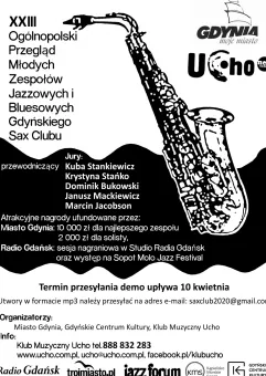 [odwołany] XXIII Ogólnopolski Przegląd Młodych Zespołów Jazzowych i Bluesowych Gdyńskiego Sax Clubu