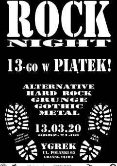 Rock Night - 13-go w piątek - impreza odwołana...