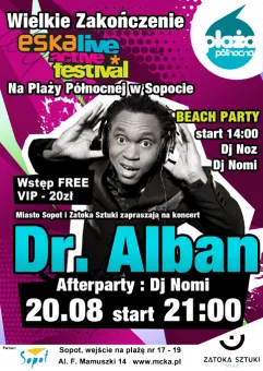 Dr. Alban, Beach Party - Dj Noz, Dj Nomi - Eska Live Active Festival