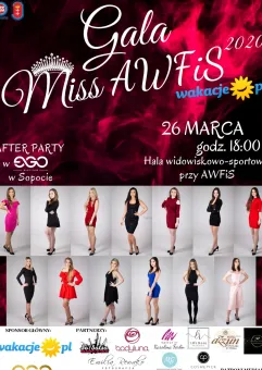 Gala Miss AWFiS 2020 Wakacje.pl