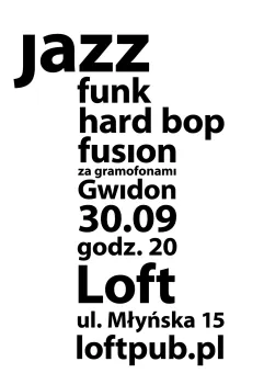 Gwidon-Jazz/Hard Bop/Funk-vinyl koncert
