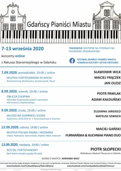 VIII Festiwal Gdańscy Pianiści Miastu