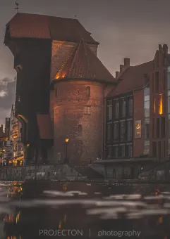 Wieczorny Gdańsk z kajaka