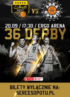 Koszykówka: TREFL Sopot - ASSECO ARKA Gdynia