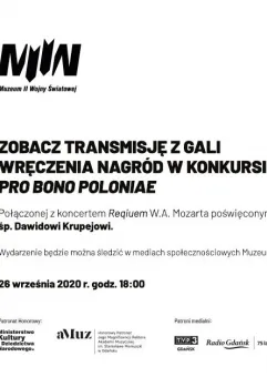 Gala wręczenia nagród w konkursie Pro bono Poloniae