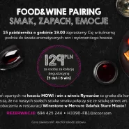 Food&Wine Pairing - kolacja z Winnicami Rymanów