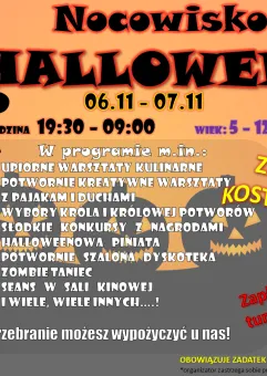 Nocowisko Halloween - Potworna impreza w Hotelu Transylwania