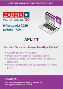 Pierwszy polskojęzyczny Zabbix MeetUp Online