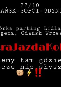 #Ostrajazdakobiet Gdańsk - Sopot - Gdynia protest samochodowy