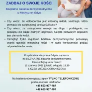 Bezpłatne badania densytometryczne w Medycznej Gdyni