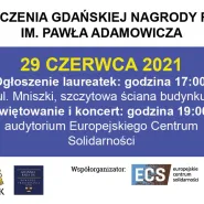 IV Gdańska Nagroda Równości im. Pawła Adamowicza 