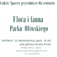 Spacery przyrodnicze dla Seniorów: Flora i Fauna Parku Oliwskiego