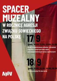 Spacery muzealne w 82. rocznicę agresji związku sowieckiego na Polskę