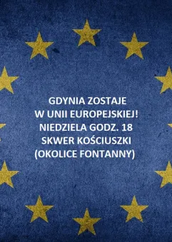 Gdynia zostaje w Unii Europejskiej!