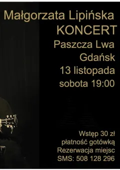 Koncert Małgorzaty Lipińskiej z zespołem