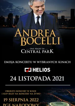Helios na scenie - Andrea Bocelli: One Night in Central Park