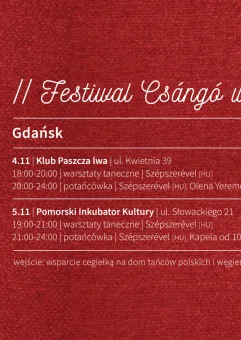II Festiwal Csángó w Polsce - Między Morzem Czarnym a Bałtykiem 