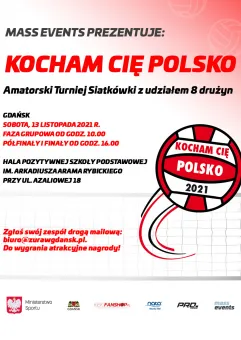Kocham Cię Polsko - amatorski turniej siatkówki