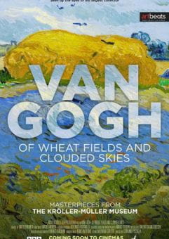Van Gogh. Pola zbóż i zachmurzone niebiosa