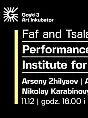 Performance Faf and Tsalar honoring