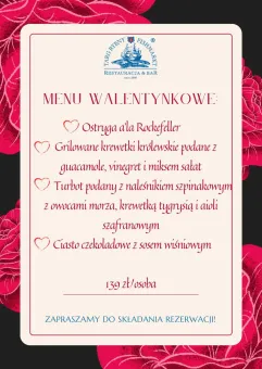 Walentynkowa kolacja w restauracji Targ Rybny - Fishmarkt w Gdańsku!