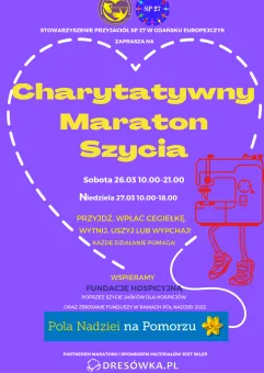 Charytatywny Maraton Szycia 2022