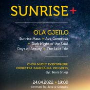 Koncert Sunrise + muzyka światła Ola Gjeilo