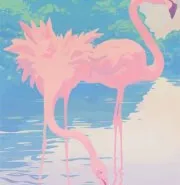 Walentynki w stylu Flamingo Love (80's New Romantic)