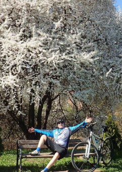 Wycieczka rowerowa wśród kwitnących sadów Dolnej Wisły