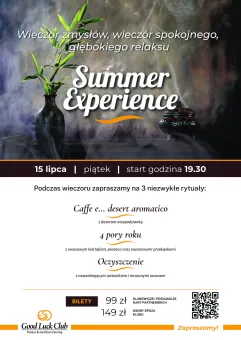 Wieczór saunowy Summer Experience