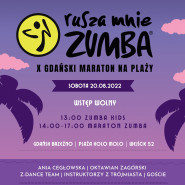 Rusza Mnie Zumba - X Gdański Maraton na Plaży