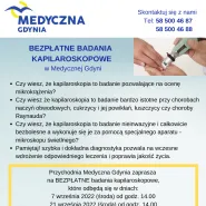 Bezpłatne badania kapilaroskopowe w Medycznej Gdyni