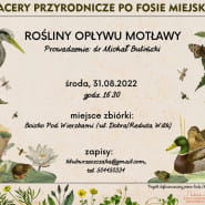 Rośliny Opływu Motławy - spacer z przyrodnikiem dr. Michałem Bulińskim
