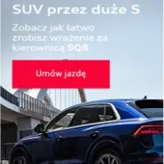 SUV przez duże S. Przetestuj sportowe suv'y SQ5 i SQ8 w Audi City Gdańsk