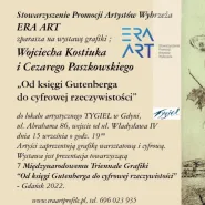 Wystawa prac graficznych Wojciecha Kostiuka i Cezarego Paszkowskiego