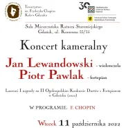 Koncert kameralny | Jan Lewandowski i Piotr Pawlak