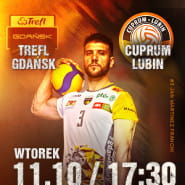 Siatkówka mężczyzn: TREFL Gdańsk - Cuprum Lubin