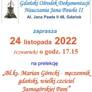 Święci i błogosławieni Polacy: Bł. ks. Marian Górecki Męczennik Gdański
