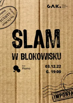 Slam w Blokowisku + koncert zespołu Wizja Płynna