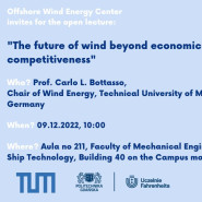 Wykład otwarty "Future of wind energy"