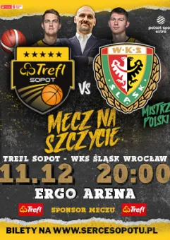 Koszykówka: TREFL Sopot - Śląsk Wrocław
