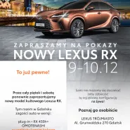 Poznaj nowego Lexusa RX w salonie Lexus Trójmiasto