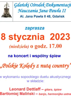 Polskie Kolędy z nutą country 