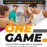 One Game - rozgrywki w squasha w systemie każdy z każdym
